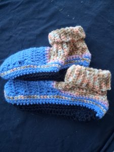 Pantuflas de 20 cms y se estira